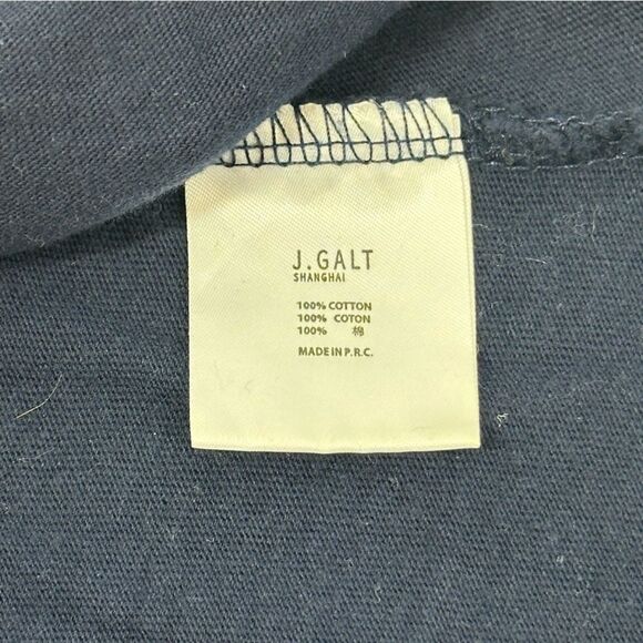 BRANDY MELVILLE | JOHN GALT Spaghetti Strap Rainbow Stripes Cropped Navy Tank OS - Picture 5 of 5